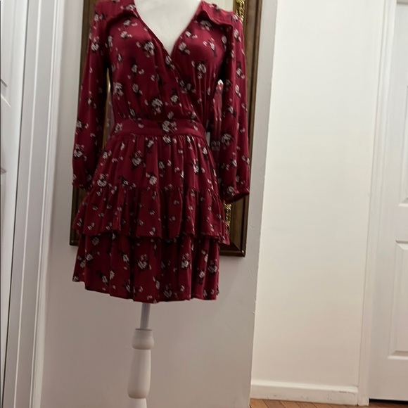 Floral Red Dress - Picture 1 of 9